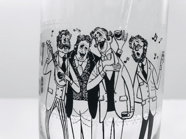 Mid-Century Friendly Foursome Martini Pitcher and Stir