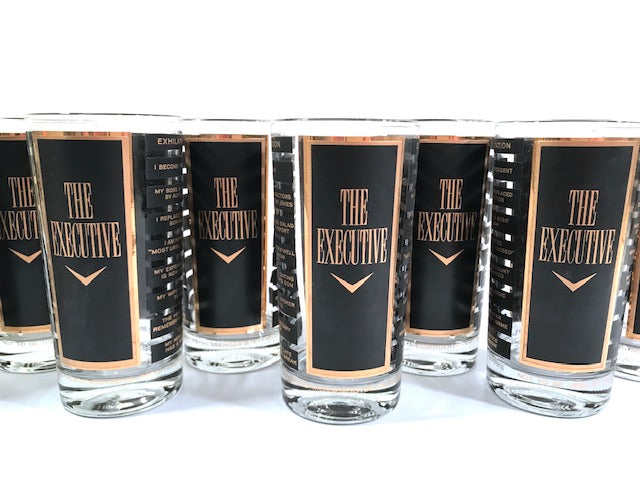Mid-Century Forecast Glassware The Executive Cocktail Bar Set (Set of 8)