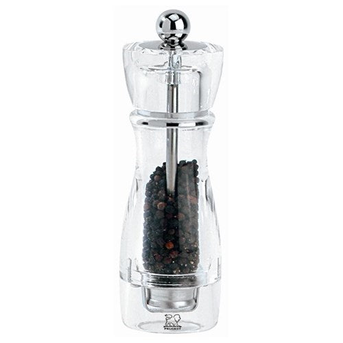 Vittel Pepper mill, 16cm, clear acrylic finish